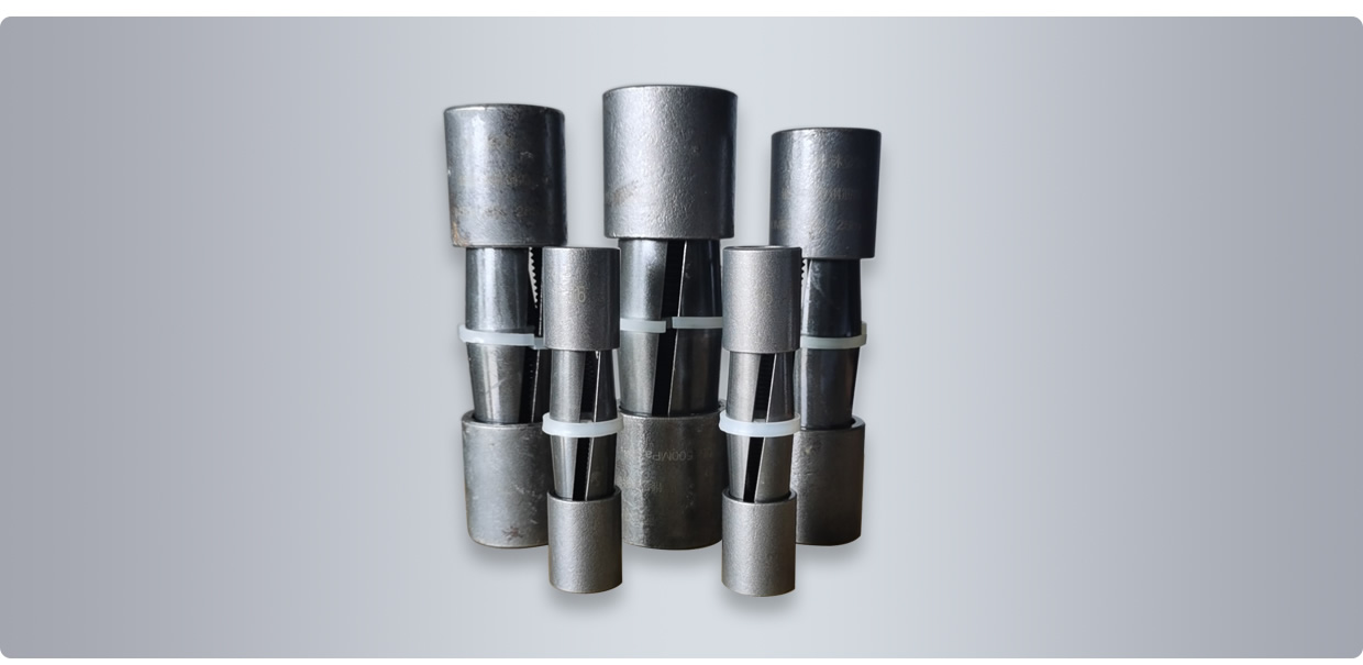 錐套鎖緊鋼筋接頭(圖2) 錐套鎖緊鋼筋接頭(圖2)